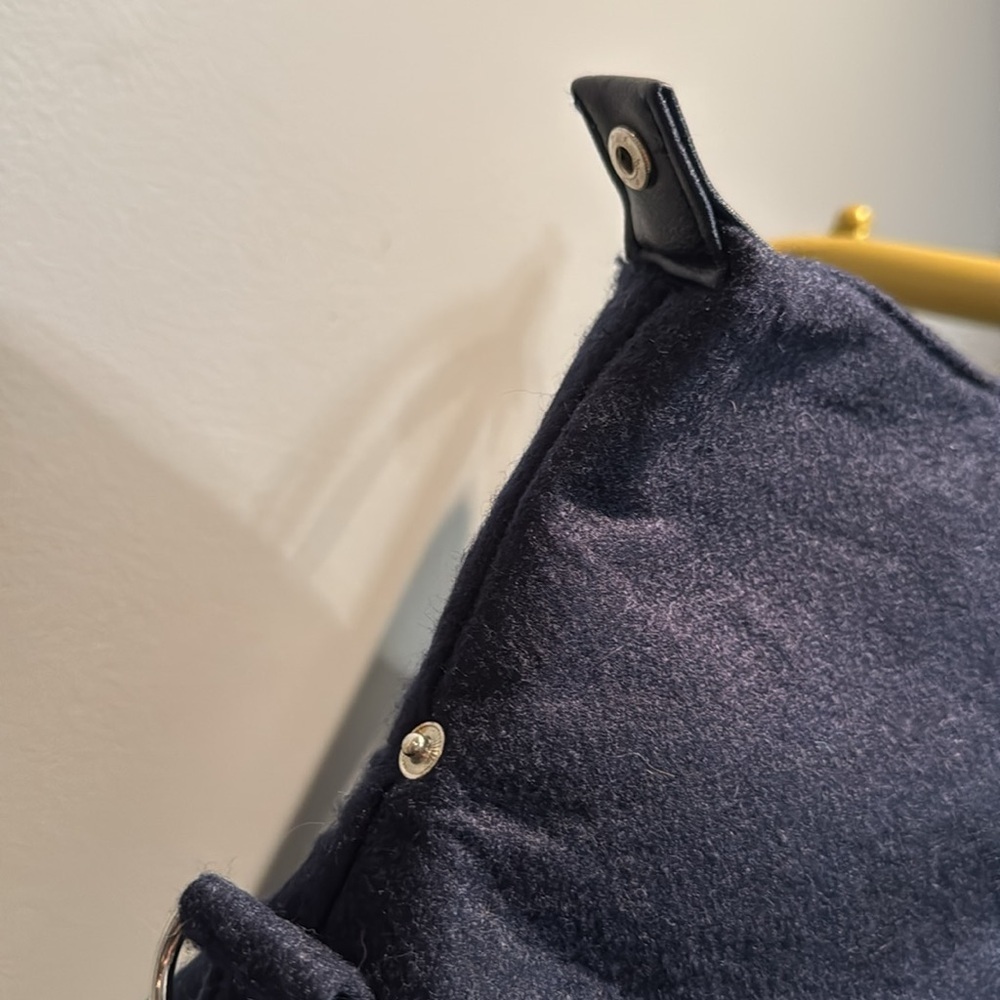 Dsw Blue Duffel Weekender Bag Euc — image 5 of 8
